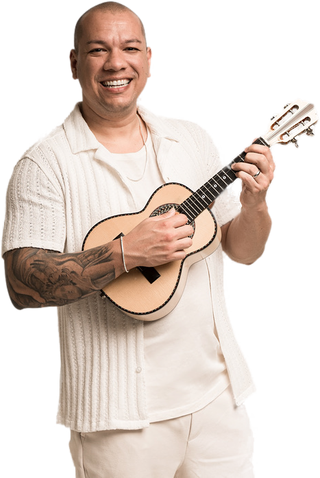 Edu, do Samba do Edu, a tocar cavaquinho